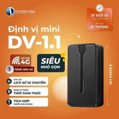 Doscom DV1 mini GPS Không Dây Di Động, Định Vị Ô Tô Xe Máy, Chính Xác Cao, BH 12 Tháng, Giá ưu đãi 1,29 triệu 10