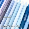 DOTDING Hộp 4 Bút Bi Bấm 0.5mm MOKA Đệm Tay Siêu To Mực Gel Đen Set Cây Viết Xanh 18.000 VND 3