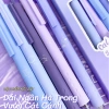 DOTDING Hộp 4 Bút Bi Bấm 0.5mm MOKA Đệm Tay Siêu To Mực Gel Đen Set Cây Viết Xanh 18.000 VND 8