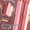 DOTDING Hộp 4 Bút Bi Bấm 0.5mm MOKA Đệm Tay Siêu To Mực Gel Đen Set Cây Viết Xanh 18.000 VND 9