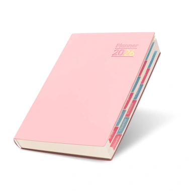 DOTDING Planner A5 2.026 - Sổ tay 412 trang 80GSM, bìa da mềm, lịch tiếng Anh dày hơn, 39.000₫ 10