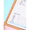DOTDING Sổ kế hoạch tuần 52 tuần 100GSM - Bìa chống nước, xoắn ốc đứng, học sinh, nhật ký 36,106₫ 6