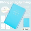 DOTDING Sổ kế hoạch tuần 52 tuần 100GSM - Bìa chống nước, xoắn ốc đứng, học sinh, nhật ký 36,106₫ 10