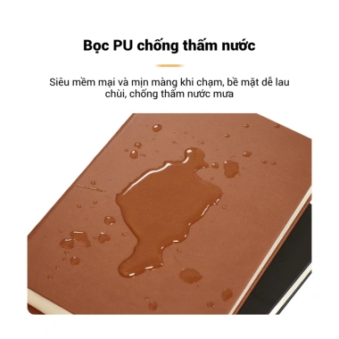 DOTDING Sổ tay bìa da 640 trang A4/A5/A6 - Siêu dày, nhỏ gọn, tiện lợi cho sinh viên, giá 75k