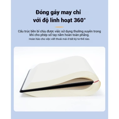 DOTDING Sổ tay bìa da 640 trang A4/A5/A6 - Siêu dày, nhỏ gọn, tiện lợi cho sinh viên, giá 75k