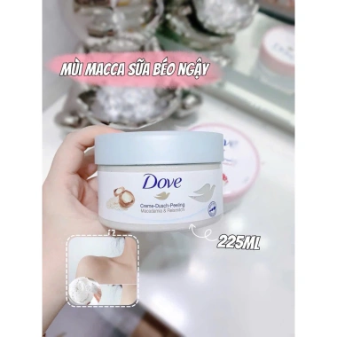 Dove Creme-Dusch Peeling Macadamia & Sữa Gạo 225ml - Tẩy Tế Bào Chết, Giá 246.000 VND 4 Dove Creme-Dusch Peeling Macadamia & Sữa Gạo 225ml - Tẩy Tế Bào Chết, Giá 246.000 VND 4