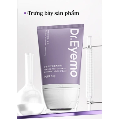Dr Eyemo Kem dưỡng ẩm cổ 80g - Làm mờ nếp nhăn, da mịn màng, đầu bi lăn, SALE GIỜ VÀNG 345k