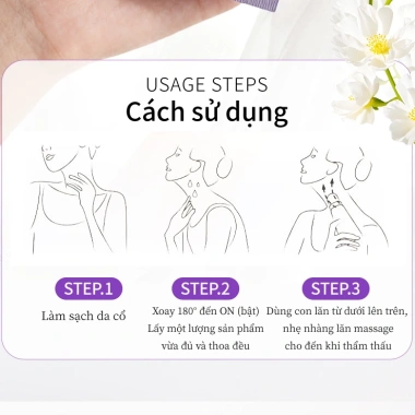 Dr Eyemo Kem dưỡng ẩm cổ 80g - Làm mờ nếp nhăn, da mịn màng, đầu bi lăn, SALE GIỜ VÀNG 345k