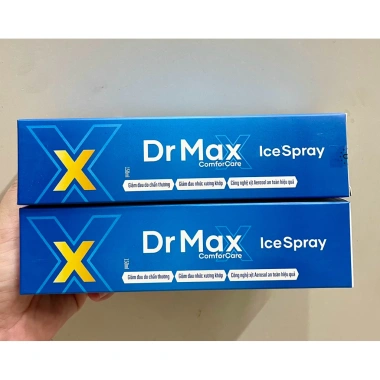 DR MAX ICE SPRAY 150ml - Xịt lạnh giảm đau, thúc đẩy tuần hoàn, 245.000đ