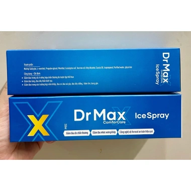 DR MAX ICE SPRAY 150ml - Xịt lạnh giảm đau, thúc đẩy tuần hoàn, 245.000đ