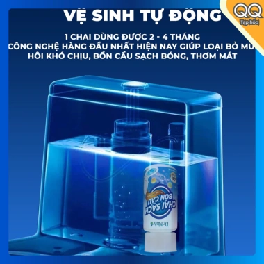 Dr Natro chai tẩy bồn cầu diệt 99,9 phần trăm vi khuẩn, khử mùi tự động, giá chỉ 125.000 VND