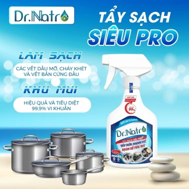 Dr Natro Siêu Tẩy Đa Năng 50ml - Tẩy sạch vết bẩn, diệt 99,9% vi khuẩn
