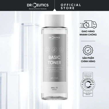 DRCEUTICS Basic Toner 200ml - Toner ẩm, kiểm dầu, giảm bóng nhờn, chỉ 180.000đ