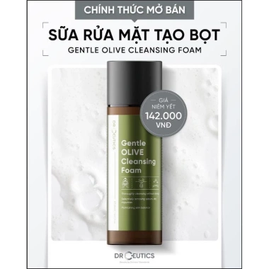 DrCeutics Sữa Rửa Mặt Tạo Bọt Olive Gentle - Dịu Nhẹ, Da Nhạy Cảm 420g - 283.000 VNĐ 4 DrCeutics Sữa Rửa Mặt Tạo Bọt Olive Gentle - Dịu Nhẹ, Da Nhạy Cảm 420g - 283.000 VNĐ 4
