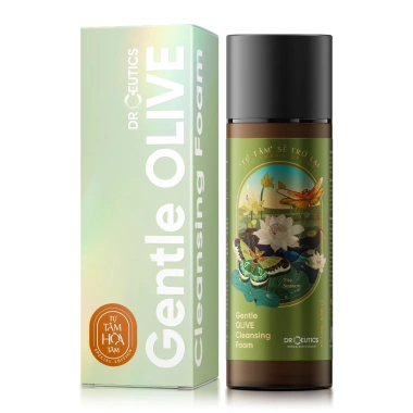 DrCeutics Sữa Rửa Mặt Tạo Bọt Olive Gentle - Dịu Nhẹ, Da Nhạy Cảm 420g - 283.000 VNĐ