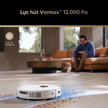 Dreame D20 Ultra Robot hút bụi thông minh 13.000Pa, trạm sạc đa năng 100 ngày, BH 24 tháng, 12,490,000₫