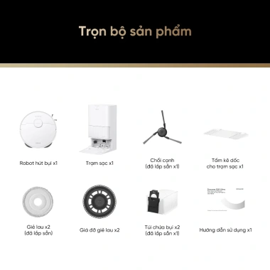 Dreame D20 Ultra Robot hút bụi thông minh 13.000Pa, trạm sạc đa năng 100 ngày, BH 24 tháng, 12,490,000₫ 9 Dreame D20 Ultra Robot hút bụi thông minh 13.000Pa, trạm sạc đa năng 100 ngày, BH 24 tháng, 12,490,000₫ 9