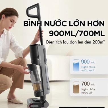 Dreame H12 Pro FlexReach GT máy hút bụi lau sàn không dây, cuộn lăn tràn viền 2 cạnh, BH 24 tháng, giảm giá