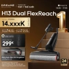 Dreame H13 Dual FlexReach - Máy hút bụi lau sàn không dây 6 trong 1, Lực hút 23.000Pa, BH 24 tháng, Giá 14.990.000