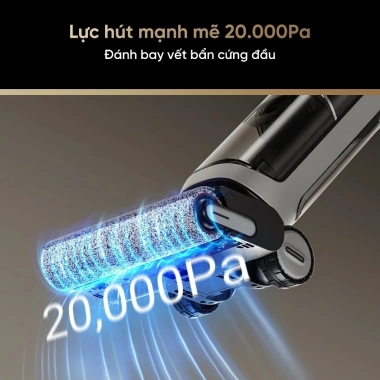 Dreame H14 Ultra Máy hút bụi lau sàn không dây 20.000Pa giặt cuộn lăn 100°C BH 24 tháng giảm giá 12,490,000₫