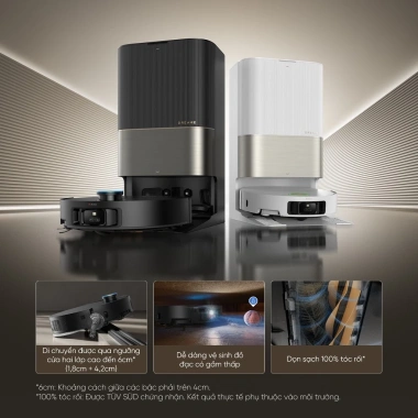 Dreame X50 Ultra Robot hút bụi thông minh, vượt thềm 6cm, AI tránh vật cản, BH 24 tháng - Giá chỉ 27,490,000₫ 4