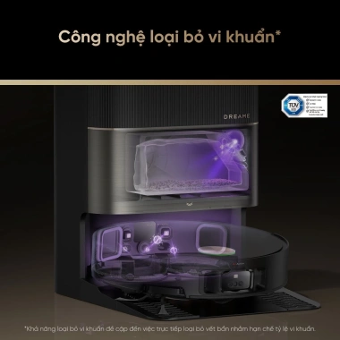 Dreame X50 Ultra Robot hút bụi thông minh, vượt thềm 6cm, AI tránh vật cản, BH 24 tháng - Giá chỉ 27,490,000₫ 6