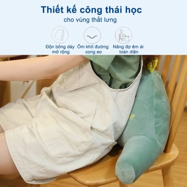 DreamHug Gối tựa lưng dễ thương ghế ô tô, xe hơi, ghế văn phòng Giá chỉ 109.000đ 6