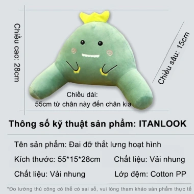 DreamHug Gối tựa lưng dễ thương ghế ô tô, xe hơi, ghế văn phòng Giá chỉ 109.000đ 8