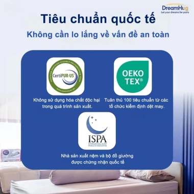 Dreamhug Nệm Gấp Gọn 3 Lớp Cao Su Non 6‑10cm Siêu Mỏng Giá Ưu Đãi Sinh Viên 8