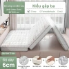 Dreamhug Nệm Gấp Gọn 3 Lớp Cao Su Non 6‑10cm Siêu Mỏng Giá Ưu Đãi Sinh Viên 10