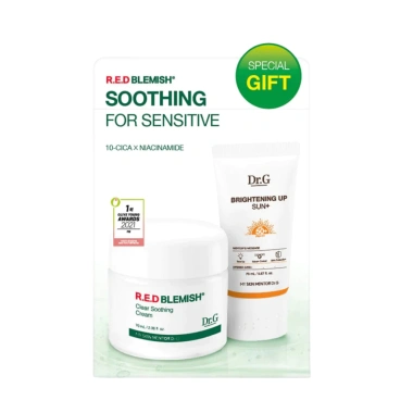 Dr.G R.E.D BLEMISH Clear Soothing Cream Bonus Set 70ml + KCN 20ml - Dưỡng ẩm, giảm mụn, giá chỉ 449.000₫ 2 Dr.G R.E.D BLEMISH Clear Soothing Cream Bonus Set 70ml + KCN 20ml - Dưỡng ẩm, giảm mụn, giá chỉ 449.000₫ 2
