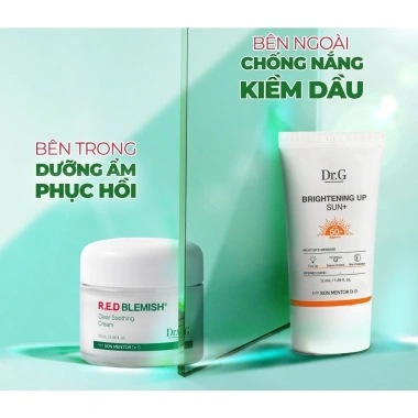 Dr.G R.E.D BLEMISH Clear Soothing Cream Bonus Set 70ml + KCN 20ml - Dưỡng ẩm, giảm mụn, giá chỉ 449.000₫ 3 Dr.G R.E.D BLEMISH Clear Soothing Cream Bonus Set 70ml + KCN 20ml - Dưỡng ẩm, giảm mụn, giá chỉ 449.000₫ 3