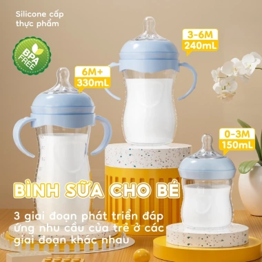 Dr.isla Bình sữa Baby Dot 150/240ml không BPA, PP15, bình tập uống giá 135.000đ 2