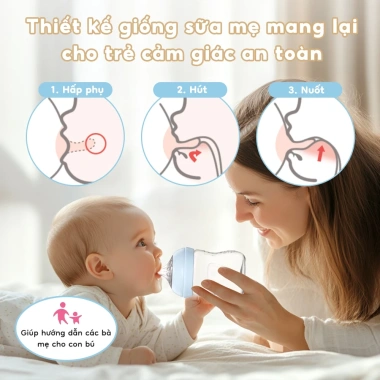 Dr.isla Bình sữa Baby Dot 150/240ml không BPA, PP15, bình tập uống giá 135.000đ 4