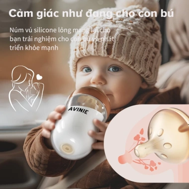 Dr.isla Bình Sữa Thủy Tinh Cổ Rộng Không BPA Mềm Chống Sặc Giảm Đầy Hơi GB16 GB24 7