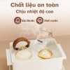 Dr.isla Bình Sữa Thủy Tinh Cổ Rộng Không BPA Mềm Chống Sặc Giảm Đầy Hơi GB16 GB24 9