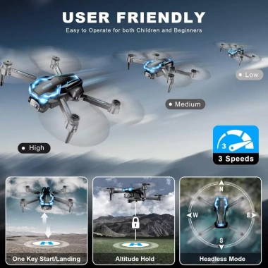 Drone 2K HD FPV Máy bay không người lái camera cho người lớn - Giá 1.199.000₫