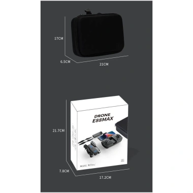 Drone E88 MAX 4K Camera – Tầm Xa, Ống Kính Theo Dõi, Quadrotor 668.468 VND