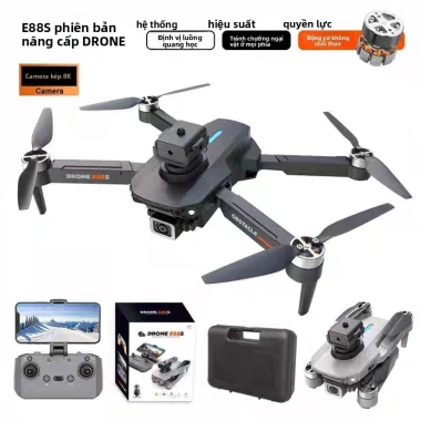 Drone E88S 4K - Camera kép, chống rung, tránh chướng ngại 3D, FPV thời gian thực, giá chỉ 595.000 VND