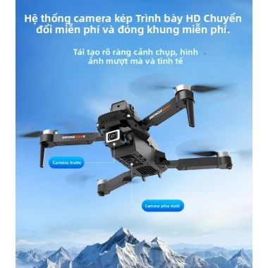Drone E88S 4K - Camera kép, chống rung, tránh chướng ngại 3D, FPV thời gian thực, giá chỉ 595.000 VND 9 Drone E88S 4K - Camera kép, chống rung, tránh chướng ngại 3D, FPV thời gian thực, giá chỉ 595.000 VND 9