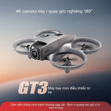 Drone GT3 Mini - Servo quang học, chụp ảnh chuyên nghiệp, tránh vật cản, điều khiển từ xa, chỉ 745.000₫