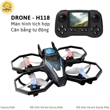 Drone Mini JJRC H118 - Máy bay đồ chơi ổn định an toàn, gọn nhẹ, đèn LED nhiều màu - Sunny Kids, 965.000₫