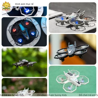 Drone Mini JJRC H118 - Máy bay đồ chơi ổn định an toàn, gọn nhẹ, đèn LED nhiều màu - Sunny Kids, 965.000₫