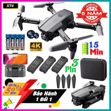 Drone XT6 Pro máy bay flycam camera mini giá rẻ 4 cánh điều khiển từ xa chỉ 570.000₫ 8
