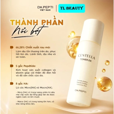 Dr.Pepti Toner Centella Ex Nước Hoa Hồng Dưỡng Ẩm Căng Bóng Hàn Quốc Giá 368k Giảm Sốc 5