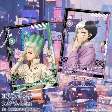 Dr.STONE Móc Khóa Mặt Dây Chuyền Senku Ishigami - Thẻ Acrylic Ảnh Chống Đỡ 103.879₫
