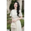 DS7.621 Váy xòe dài trắng ren nữ tính công sở - Dolce Viva Collection giảm giá 599k 3