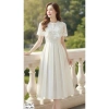 DS7.621 Váy xòe dài trắng ren nữ tính công sở - Dolce Viva Collection giảm giá 599k 8