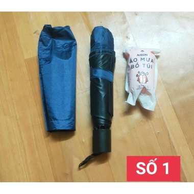 Dù gấp gọn cao 55cm kèm áo mưa nilon tiện lợi, giảm giá chỉ 61.000 VND, bảo vệ mưa nắng mọi lúc Dù gấp gọn cao 55cm kèm áo mưa nilon tiện lợi, giảm giá chỉ 61.000 VND, bảo vệ mưa nắng mọi lúc