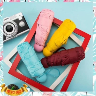 Dù Gấp Mini Siêu Compact Bảo Vệ Nắng Mưa Khi Đi Học và Đi Chơi - Giá 88.900đ 6